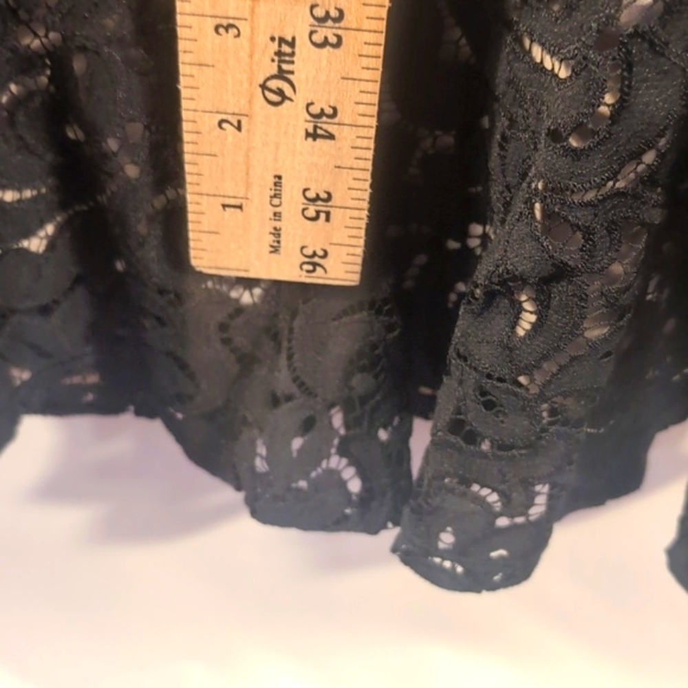 Lane Bryant Little Black Lace dress Size 20 - Picture 7 of 13